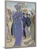 Fashion Illustration of Cheruit's Beach Dress by Pierre Brissanol-Stapleton Collection-Mounted Giclee Print