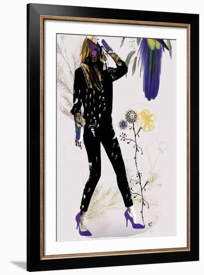 Fashion Jungle II-Emilie Ramon-Framed Giclee Print