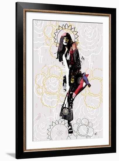 Fashion Jungle IV-Emilie Ramon-Framed Giclee Print