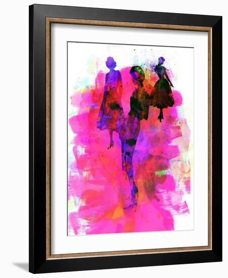 Fashion Models 1-Irina March-Framed Art Print