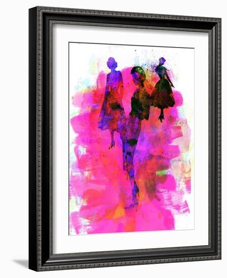 Fashion Models 1-Irina March-Framed Art Print