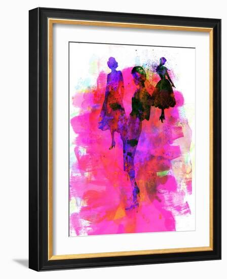 Fashion Models 1-Irina March-Framed Art Print