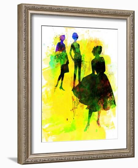 Fashion Models 2-Irina March-Framed Art Print