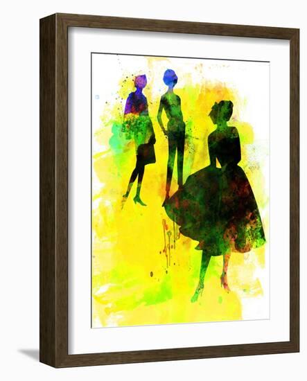 Fashion Models 2-Irina March-Framed Art Print