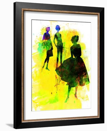 Fashion Models 2-Irina March-Framed Art Print