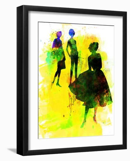 Fashion Models 2-Irina March-Framed Art Print