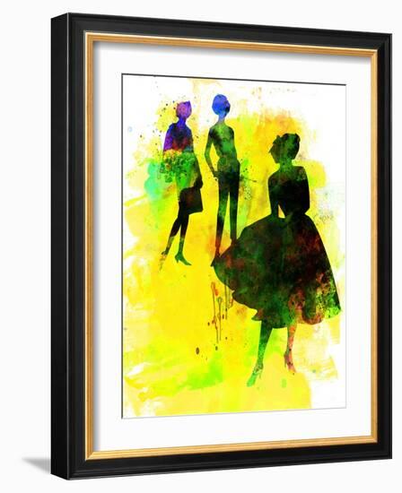 Fashion Models 2-Irina March-Framed Art Print