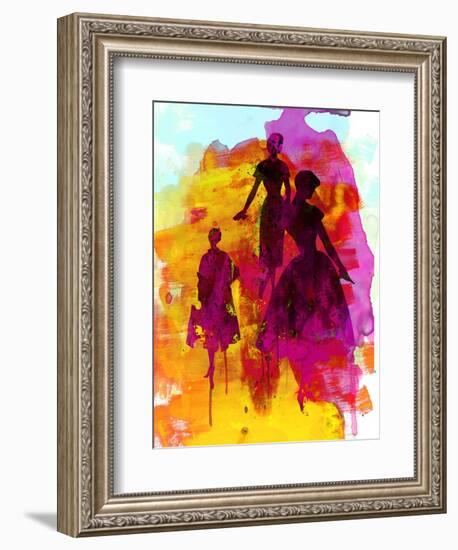 Fashion Models 3-Irina March-Framed Art Print