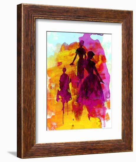 Fashion Models 3-Irina March-Framed Art Print