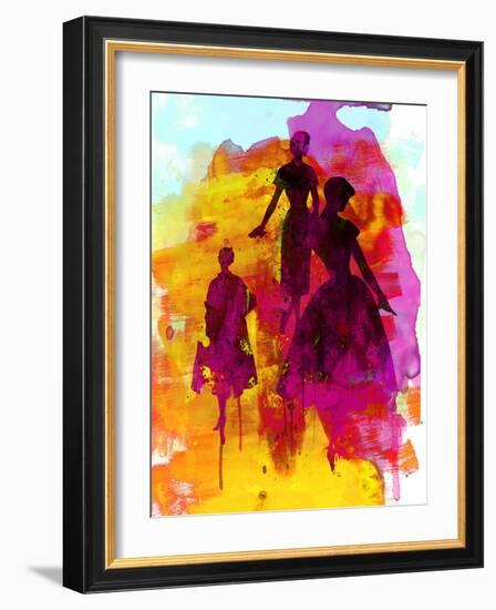 Fashion Models 3-Irina March-Framed Art Print