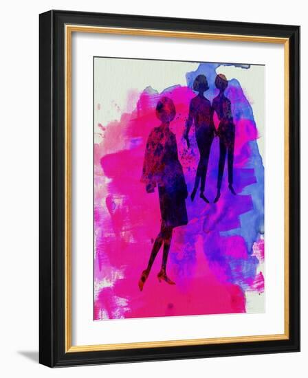 Fashion Models 4-Irina March-Framed Art Print