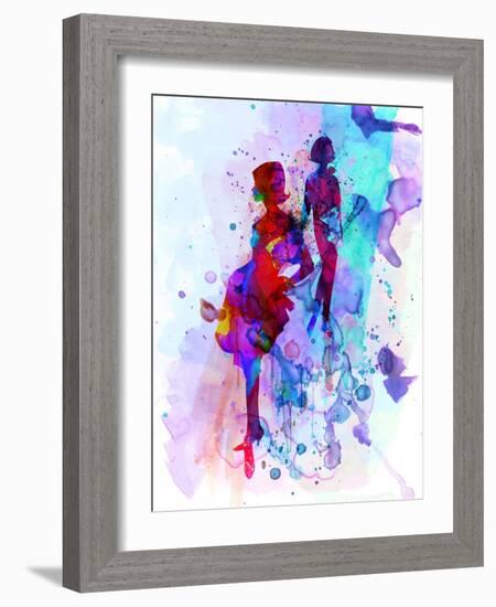 Fashion Models 5-Irina March-Framed Art Print