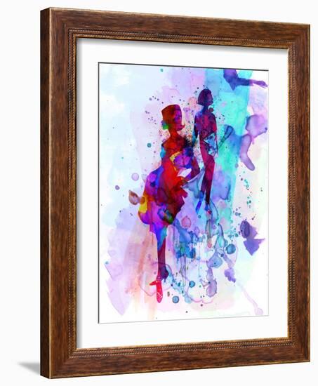 Fashion Models 5-Irina March-Framed Art Print