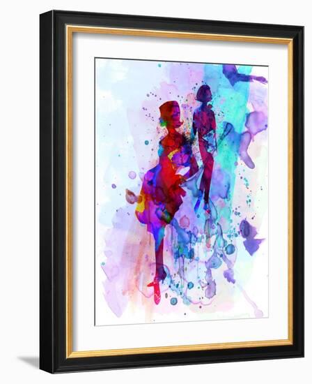 Fashion Models 5-Irina March-Framed Art Print