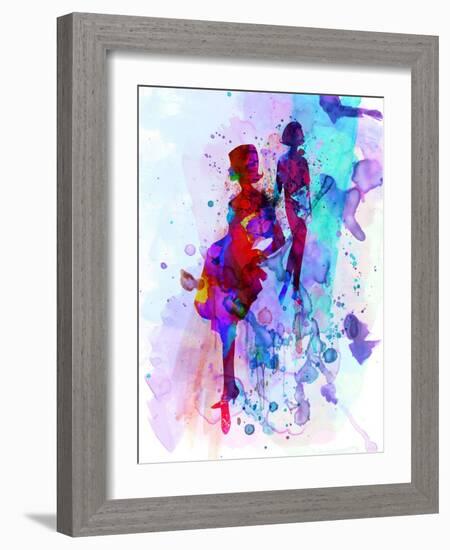 Fashion Models 5-Irina March-Framed Art Print