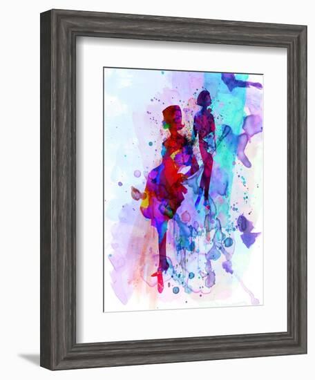 Fashion Models 5-Irina March-Framed Art Print