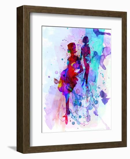 Fashion Models 5-Irina March-Framed Art Print