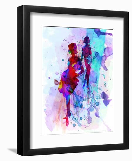 Fashion Models 5-Irina March-Framed Art Print