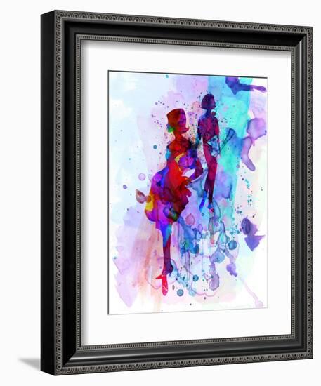 Fashion Models 5-Irina March-Framed Art Print