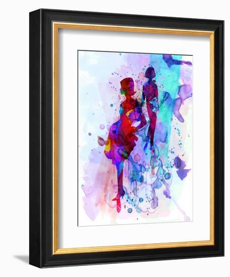 Fashion Models 5-Irina March-Framed Art Print