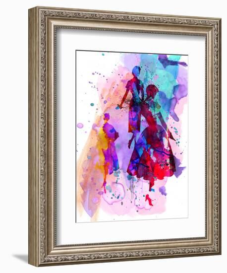 Fashion Models 6-Irina March-Framed Art Print