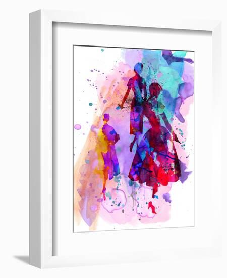 Fashion Models 6-Irina March-Framed Art Print