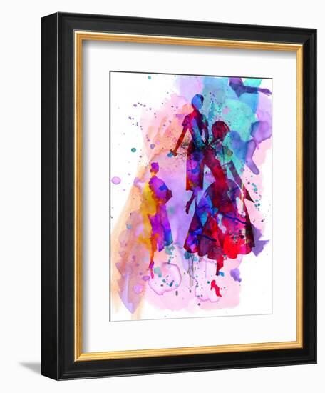 Fashion Models 6-Irina March-Framed Art Print