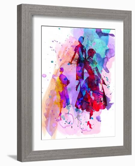 Fashion Models 6-Irina March-Framed Art Print