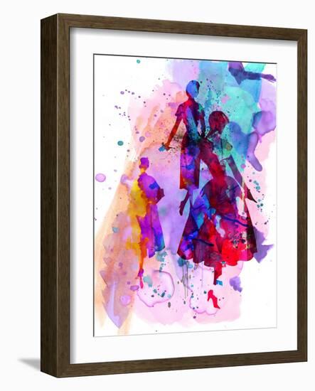 Fashion Models 6-Irina March-Framed Art Print