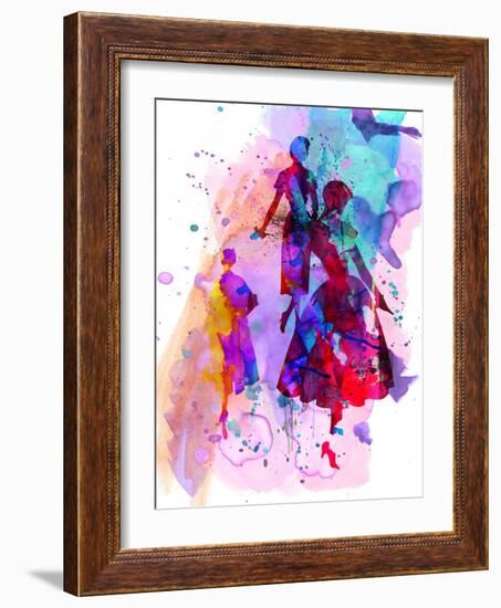 Fashion Models 6-Irina March-Framed Art Print