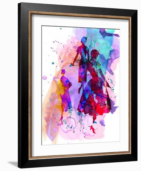 Fashion Models 6-Irina March-Framed Art Print