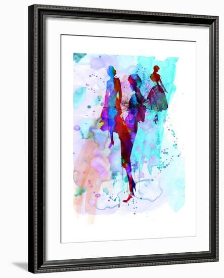 Fashion Models 7-Irina March-Framed Art Print