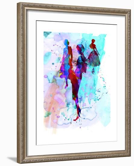 Fashion Models 7-Irina March-Framed Art Print