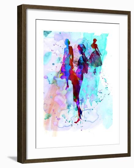 Fashion Models 7-Irina March-Framed Art Print