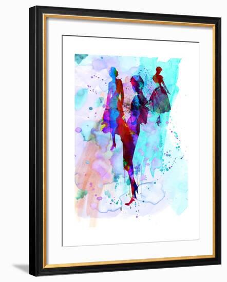 Fashion Models 7-Irina March-Framed Art Print