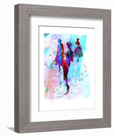 Fashion Models 7-Irina March-Framed Art Print