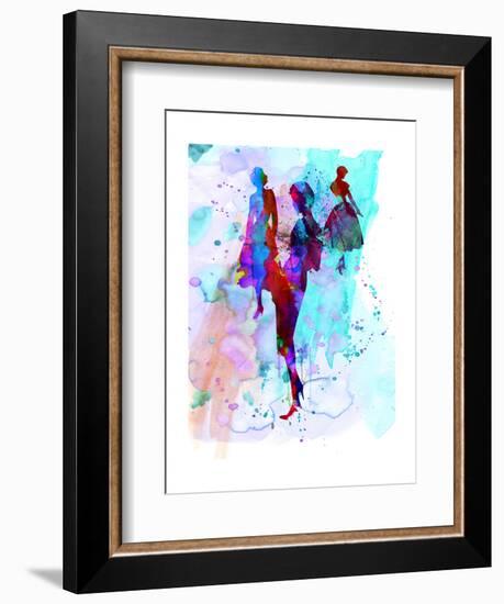 Fashion Models 7-Irina March-Framed Art Print