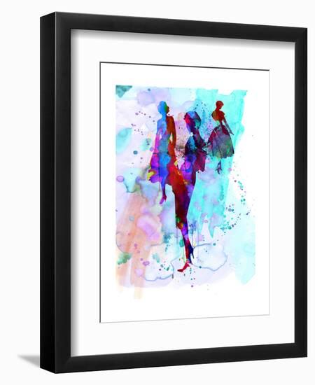 Fashion Models 7-Irina March-Framed Art Print