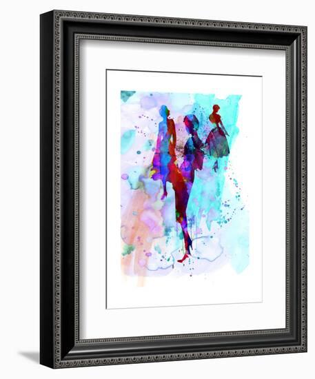 Fashion Models 7-Irina March-Framed Art Print