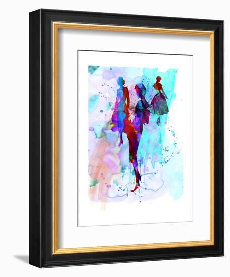 Fashion Models 7-Irina March-Framed Art Print