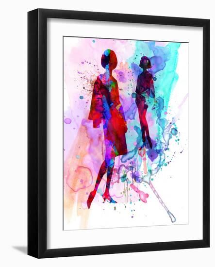 Fashion Models 8-Irina March-Framed Art Print