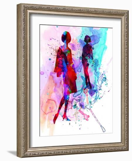 Fashion Models 8-Irina March-Framed Art Print