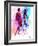 Fashion Models 8-Irina March-Framed Art Print