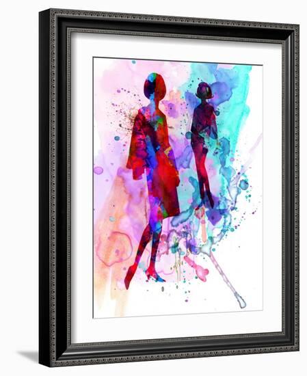 Fashion Models 8-Irina March-Framed Art Print