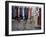 Fashion Models Behind a Suit Rack Trying on Clothes at Zelinka-Matlick, New York, New York, 1960-Walter Sanders-Framed Photographic Print