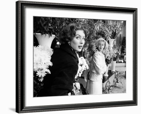 Fashion Models Suzy Parker and Dorian Leigh-Peter Stackpole-Framed Premium Photographic Print