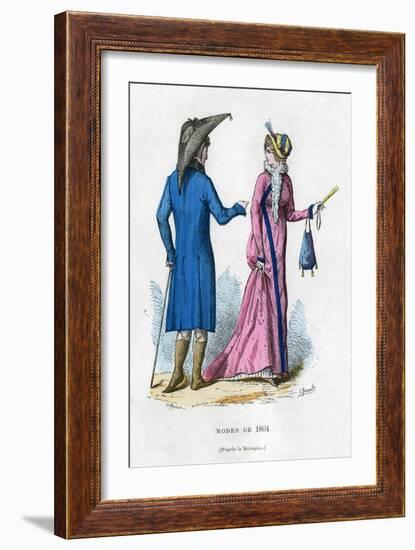 Fashion of 1804 (1882-188)-Meunier-Framed Giclee Print