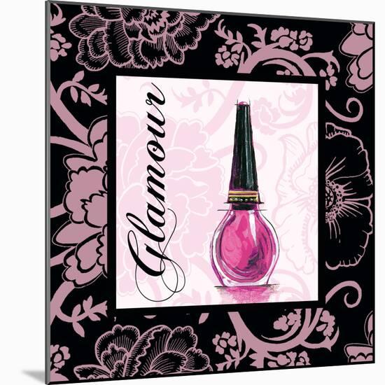 Fashion Pink Glamour - Nail Polish-Gregory Gorham-Mounted Art Print