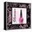 Fashion Pink Glamour - Nail Polish-Gregory Gorham-Framed Stretched Canvas