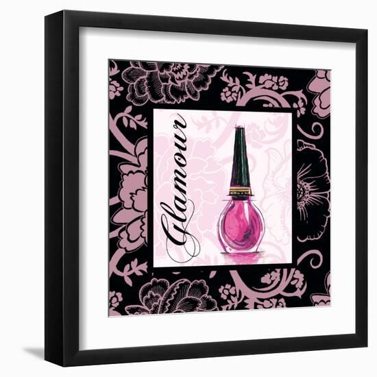 Fashion Pink Glamour - Nail Polish-Gregory Gorham-Framed Art Print